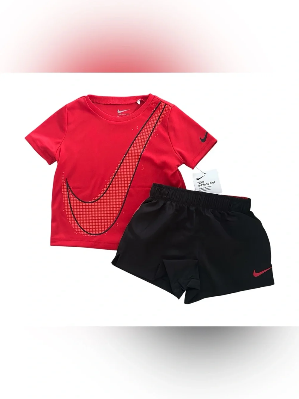Nike Boys 12 Months 2-Piece Outfit Sets Lot of 3 NWT Shorts & Tees Athletic